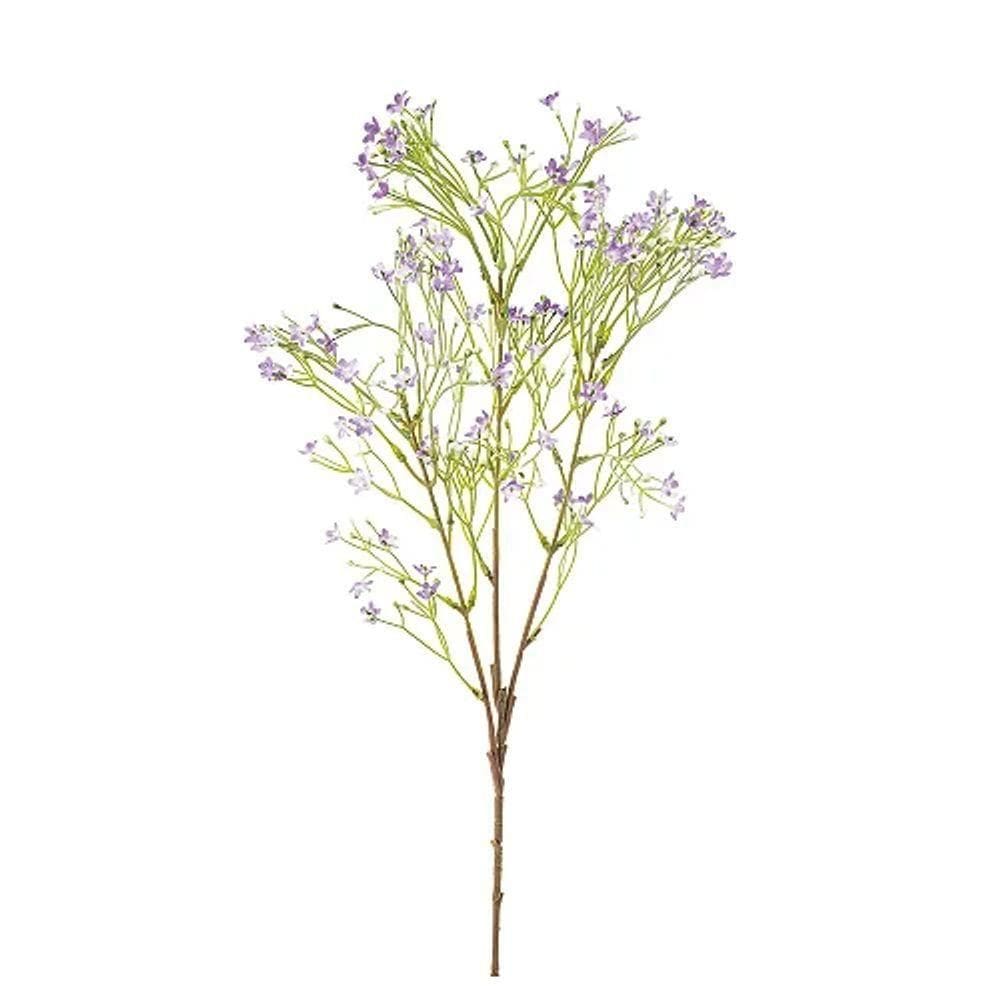 Flores Decorativas Permanentes - Wallflower X36 72cm Lilás - 6 Hastes