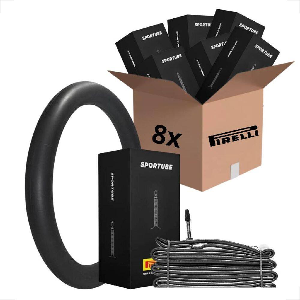 kit 8 Unidades Camara de ar pirelli aro 700 x 23 / 30 bicicleta Speed Road Estrada Bike