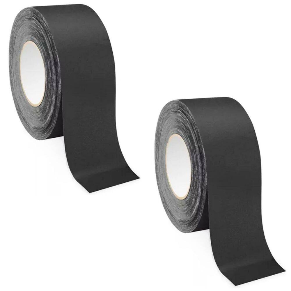 KIt 2 Fita Silver Tape Adesiva Preta 48mm x 10 metros Mágica Isolante Reparos Embalagem Dutos Starfer