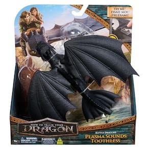 Como Treinar o Seu Dragão O Filme - Banguela Plasma Sounds 25 Cm C/ Som - Sunny