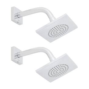 Kit 2 Chuveiros Docol 2 Unidades Metal Cromado 1/2 Polegada Bellar Residencial