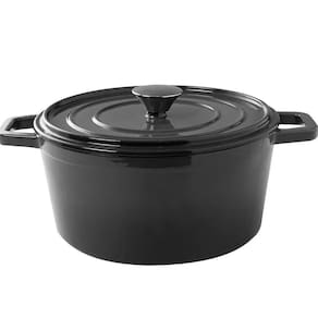 Caçarola de Ferro Fundido 26cm 4,8L Sauté Haus Preto