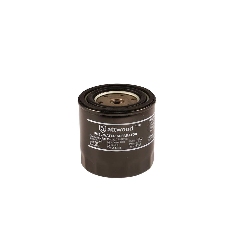 Filtro Separador de Combustível/Água Attwood 11841-4 Universal 10 Micron