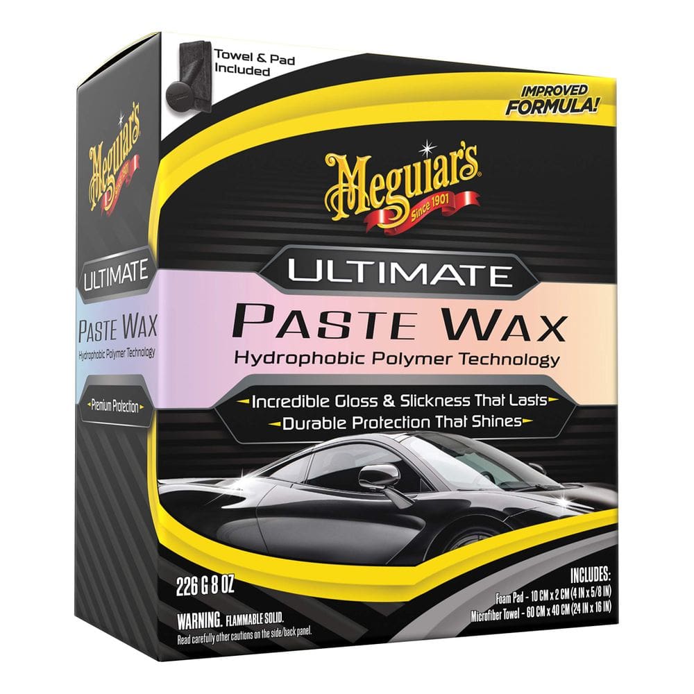 Cera para carro Meguiar`s Ultimate Paste Wax 240 ml com acessórios