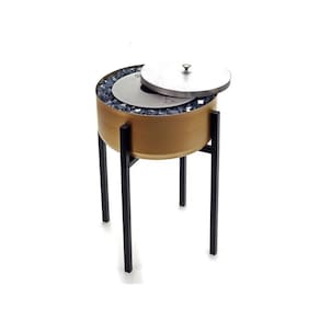 Lareira Modelo Tocha Dourada Grande Ecológica - K3 Imports