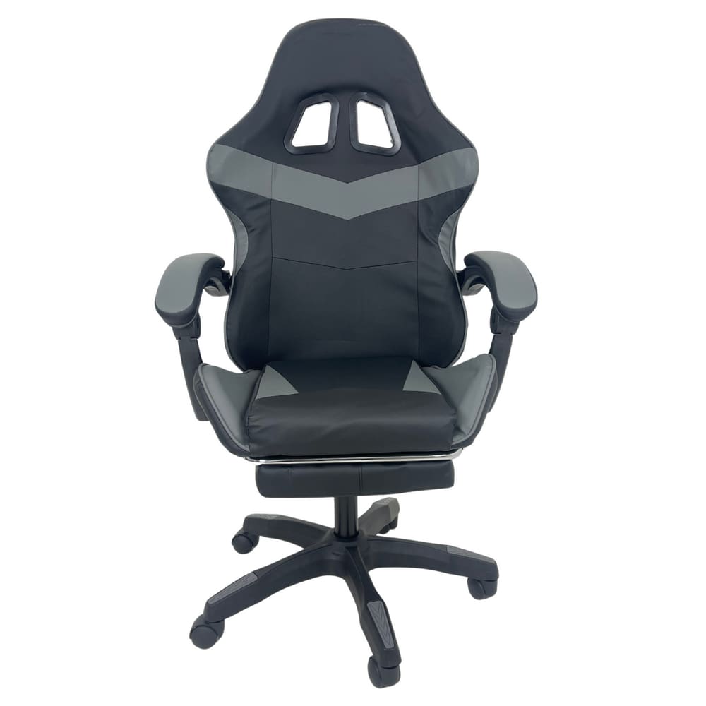 Cadeira Gamer Stillus Ergonômica Com Apoio Para Os Pés Cinza