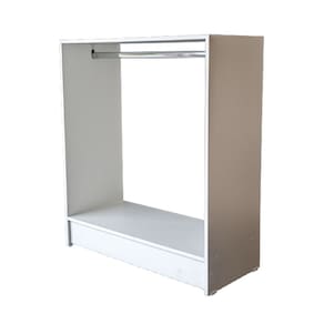 Balcão Loja Central Arara 100% Mdf Branco Desmontado - Suprema Móveis