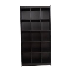 Estante Colméia 100% Mdf Preto - Suprema Móveis