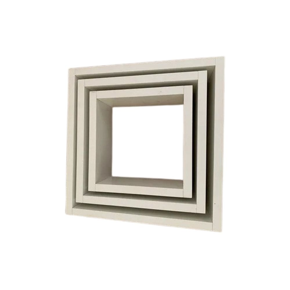 Nicho Decorativo 100% Mdf Branco Com 3 Desmontado - Suprema Móveis