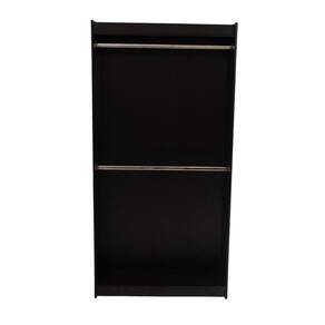 Cabideiro Duplo 100% Mdf Preto - Suprema Móveis
