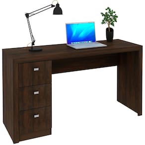 Mesa para Escritório Reversível 136 cm 3 gavetas