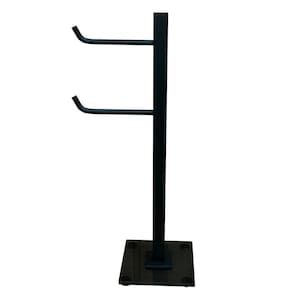 Papeleira De Chão Luxuosa Maciça Metal - Preto