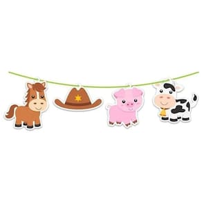 Faixa Decorativa Fazendinha 175x13cm - 1 Un