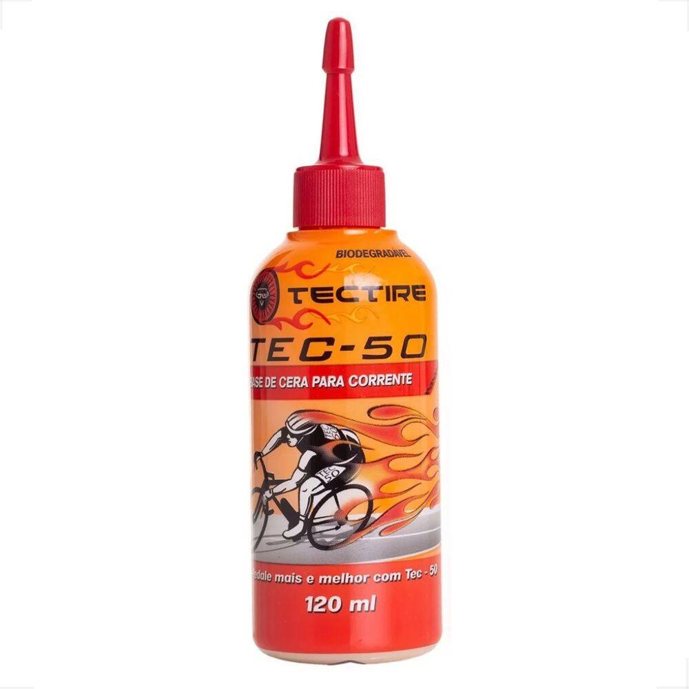 Oleo Lubrificante Corrente Bio Cera 120ml Tectire Tec-50 Bicicleta Bike Mtb Speed Urbana