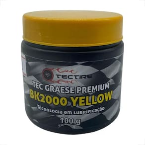 Graxa Tectire Premium Amarela Bk2000 100g Bicicleta Caixas Cubo Rolamentos Alta Temperatura