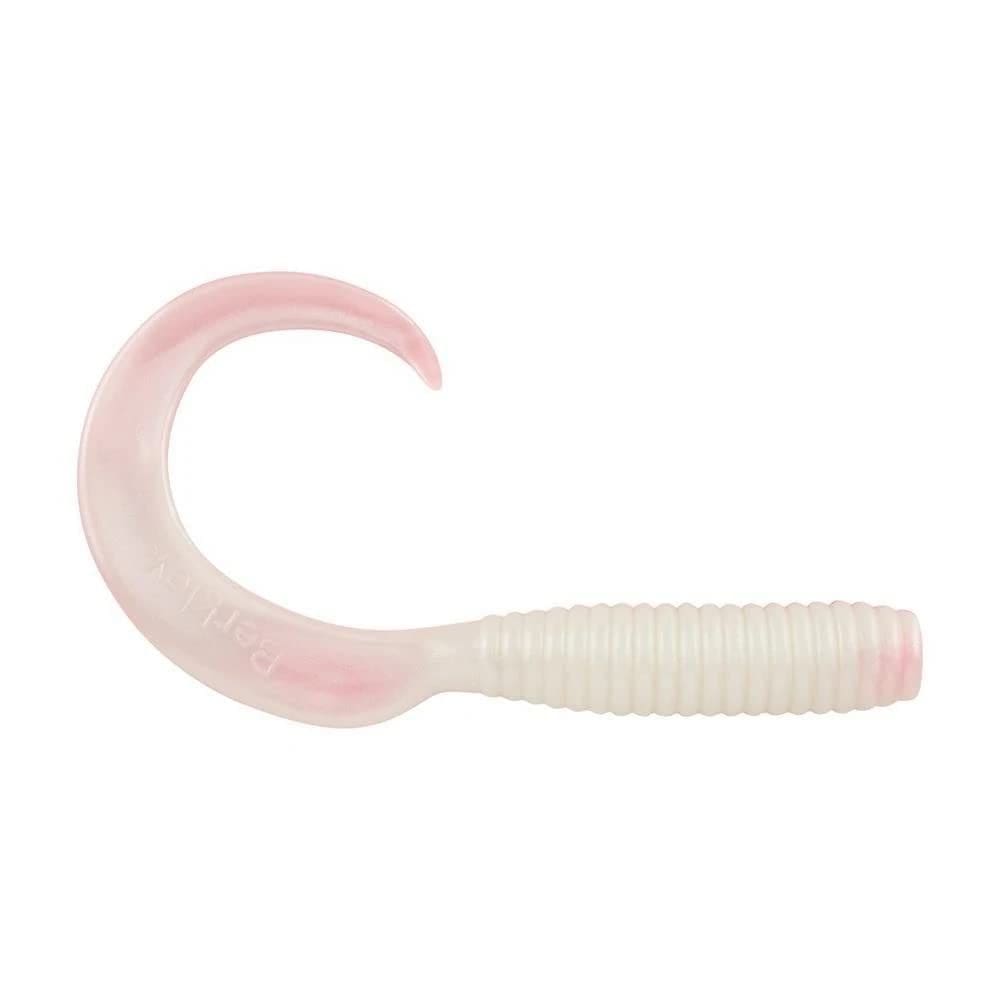Isca macia de pesca Berkley Gulp! Grub Pink Shine 5