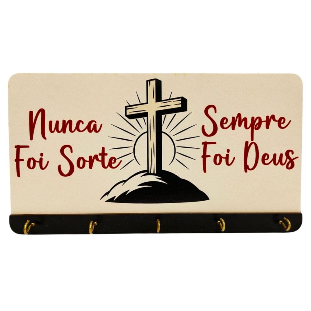 Porta Chaves Nunca foi Sorte, Porta Chaves Religioso, Jesus