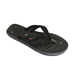 Chinelo Dedo Baixo Fino Magnético Kelly Preto 38 Par - Terumi
