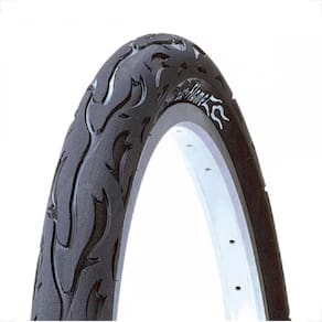 Pneu Aro 26 X 2.125 Bike Kenda Flame Slick Modelo Fogo Balão Bicicleta Montadinha motorizada