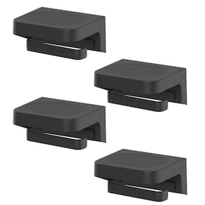 4X Porta Papel Higiênico De Parede Banheiro Ou Preto