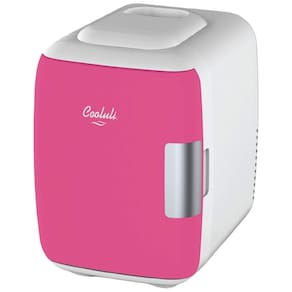 Mini Geladeira Automotiva Aquece e Gela 4 Litros 6 Latas 12V, 110V, USB Cabos Incluídos