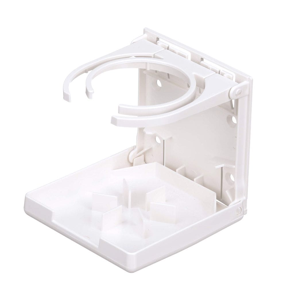 Suporte para bebidas Attwood 2449-7 em policarbonato dobrável de anel duplo