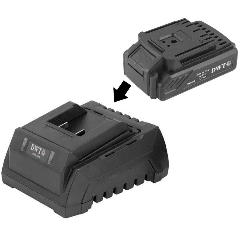 Kit Bateria Intercambiável 18V 2AH com Carregador 60W para ferramentas elétricas DWT