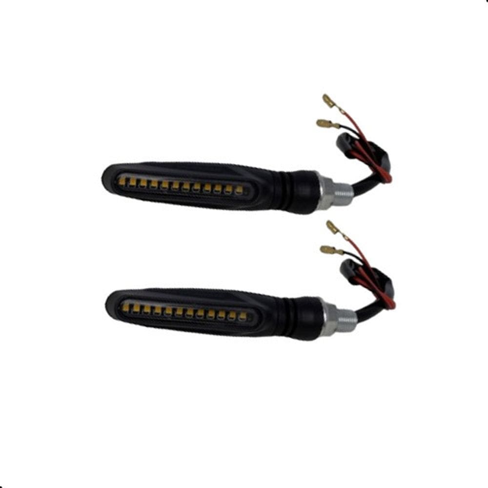 Kit De Faróis De Led Seta Universal Par Lâmpadas Amarela Moto 12v