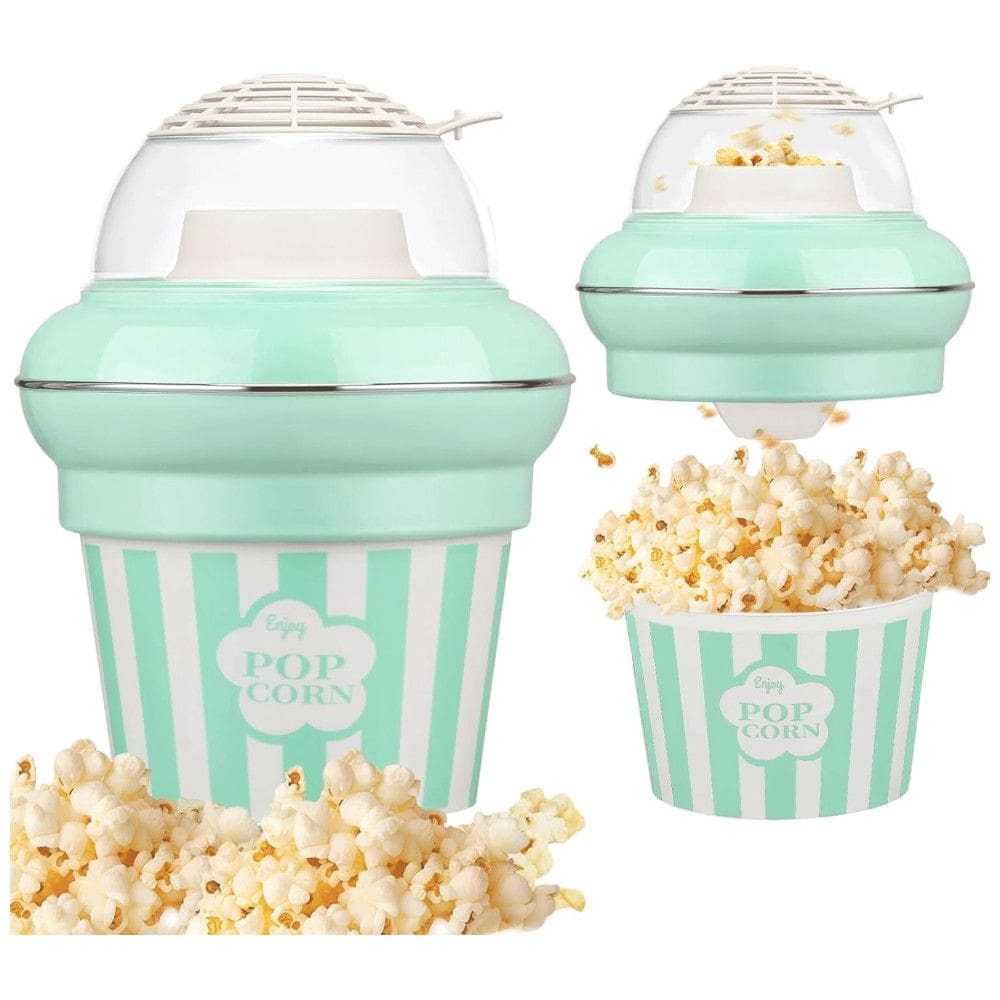 PIPOQUEIRA ELÉTRICA MAISON HUIS, 1100W Air Popper com Duplos Baldes, Sem Óleo, Pipoca Pronta em 2 Minutos, Capacidade de 5 Litros, Alta