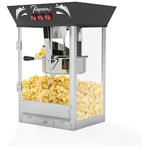 Pipoqueira Comercial, 850 W, Estilo Cinema, Estrutura de Aço, Portas de Vidro Temperado - Ideal para Cinema em Casa,ELOMBR