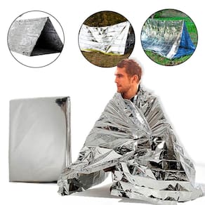 Tenda Térmica de Emergência Mylar Refletiva com Paracord
