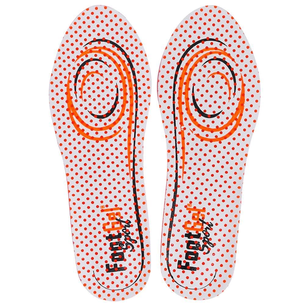 Palmilha de Gel Footgel Esportes em Geral 43 ao 47 Laranja e Branco