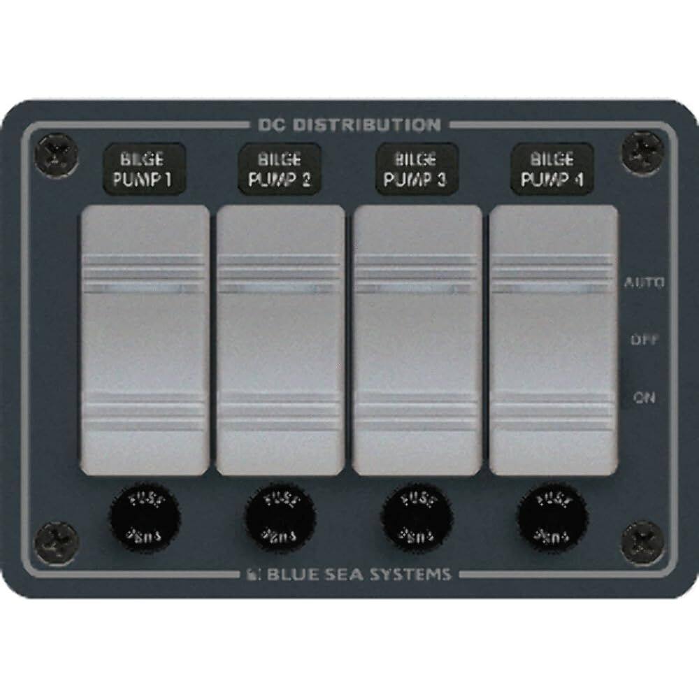 Painel de controle Blue Sea 8666 Contura 4 Bomba de esgoto