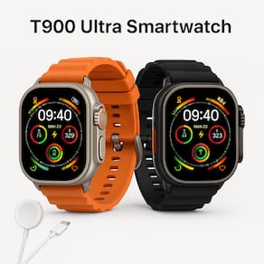 Smartwatch moderno com tela de 2.07", chamadas via Bluetooth, notificações em tempo real, monitoramento de batimentos ca