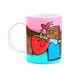 Caneca Namorados - Te amo + que chocolate - Chocolove