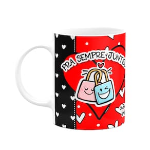 Caneca Namorados - Pra sempre juntos! Vamos falar de amor?