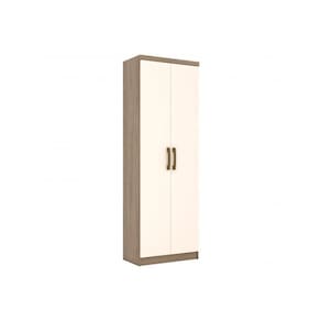 Armário Multiuso Lavanderia Margarida C- 2 Portas Rústico-off White - Henn