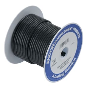 Fio de cobre estanhado Ancor 182003 16 AWG (1 mm²) preto 7,6 m