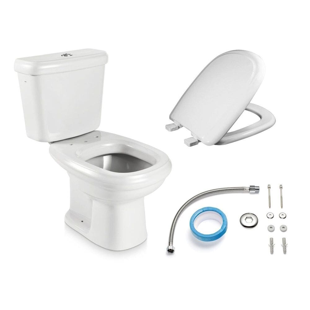 Vaso Sanitário com Caixa Acoplada Sabatini Icasa Branco