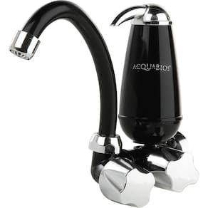 Torneira Móvel com Filtro BMP E05 Acquabios Preta/Cromada