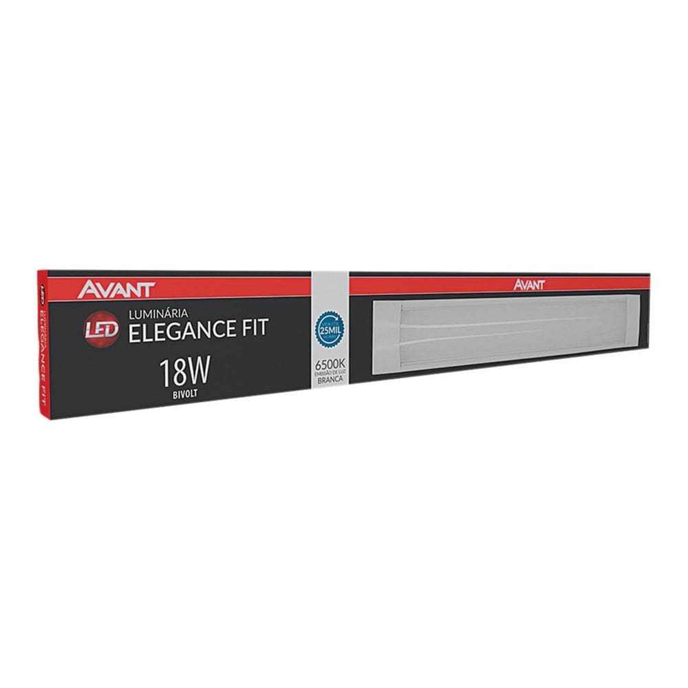 Luminária Led 18W Avant Elegance Fit Bivolt Branca