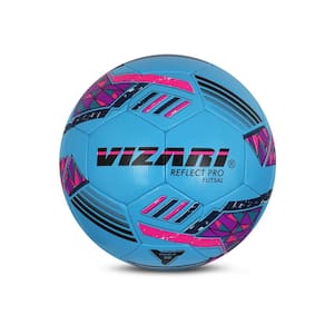 Bola de futebol Vizari Reflect Pro tamanho 4 em TPU costurado à mão