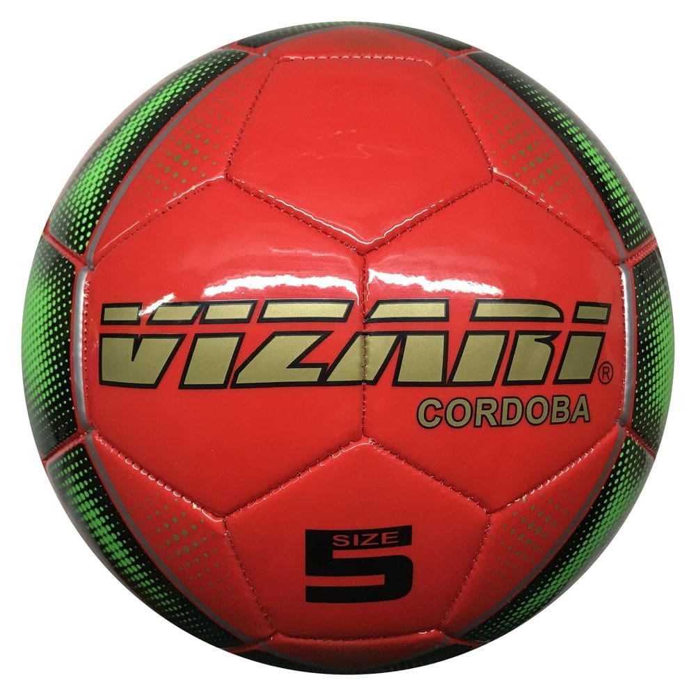 Bola de futebol VIZARI Cordoba para jovens, adultos e crianças - pacote de 1, 6, 12
