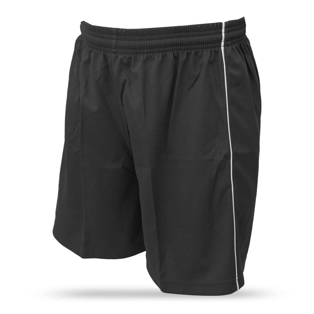 Calções Vizari Dynamo Soccer para homens e mulheres pretos
