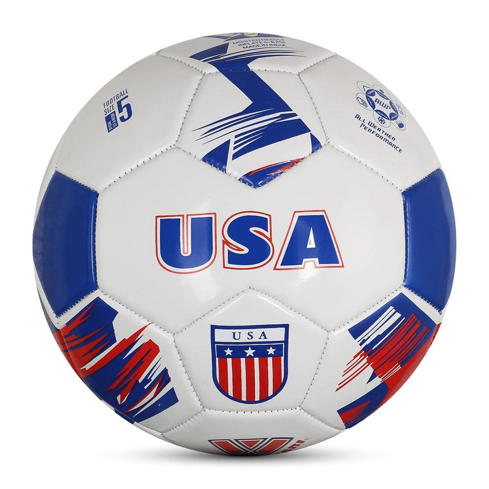 Bola de Futebol Vizari Seleção Nacional dos EUA Branca Tamanho 3