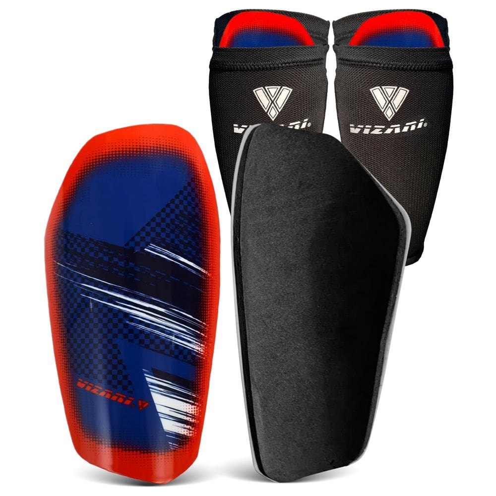 Caneleira de futebol Vizari Aptos Slip-in com manga de compressão