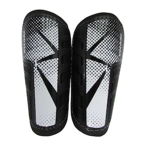Caneleiras de futebol Vizari `Vector` Slip-in Black Tamanho L