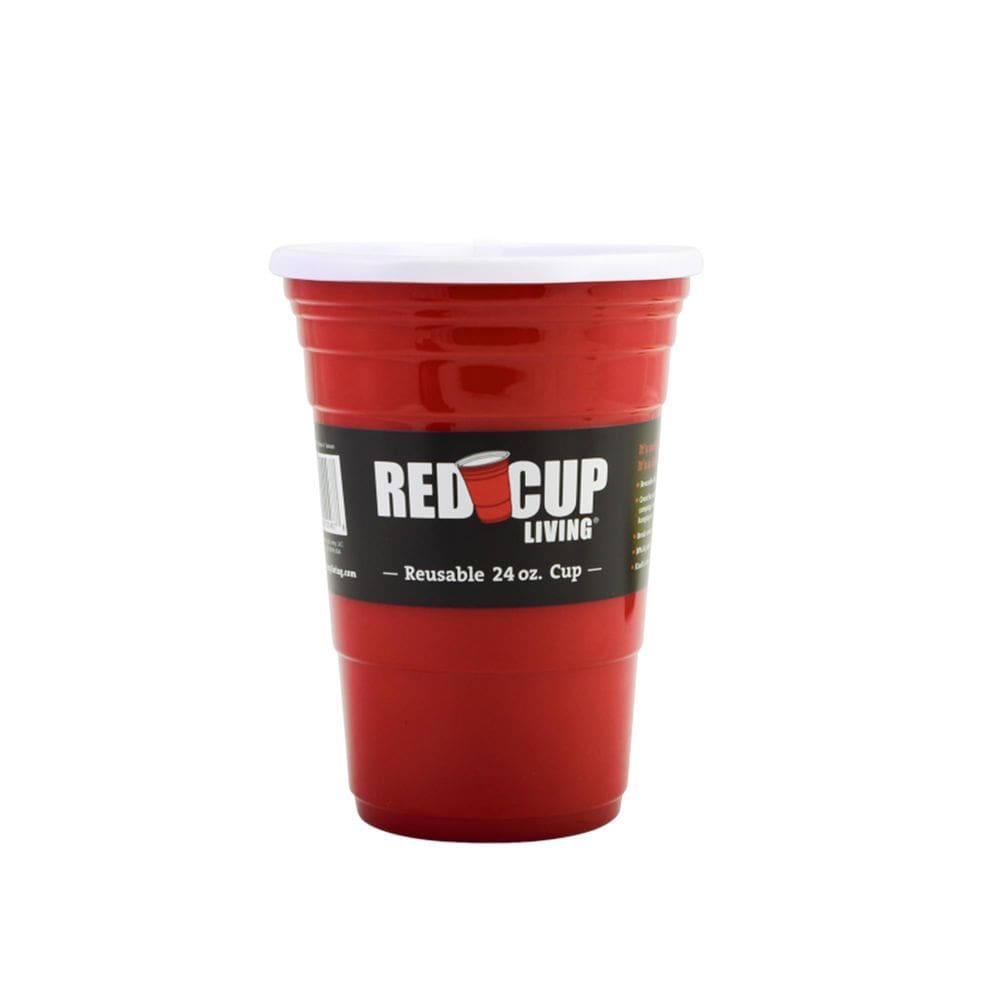 Copo reutilizável Red Cup Living Insulated Coper 700mL com canudo