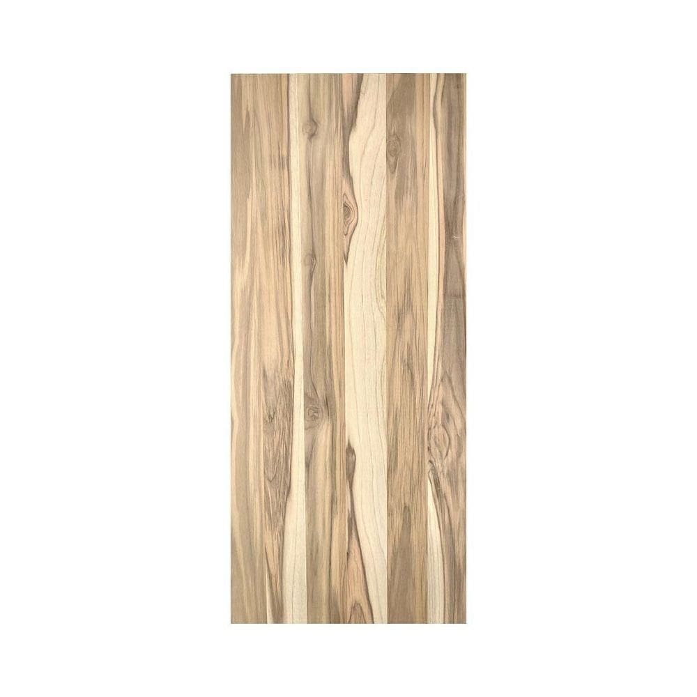 Painel De Madeira Teca Retangular Multiuso Natural 91,4 X 40,6