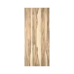 Painel De Madeira Teca Retangular Multiuso Natural 91,4 X 40,6
